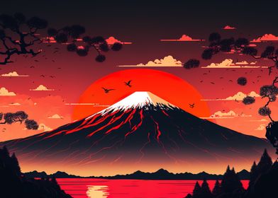 Beautiful Japan Sunset