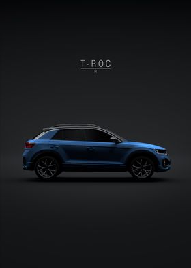 2022 VW T Roc R Blue