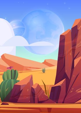 desert illustration