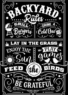 Cowboy Backyard Rules