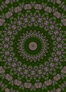 Green grass Kaleidoscope 3