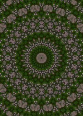 Green grass Kaleidoscope 3