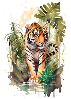 Wild Jungle Tiger