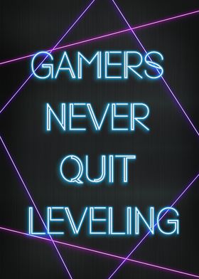 Never quit leveling