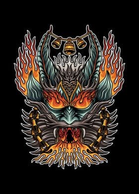 Demon Tattoo Illustration