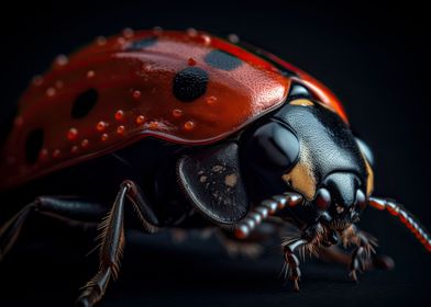 Ladybug Portrait Dark