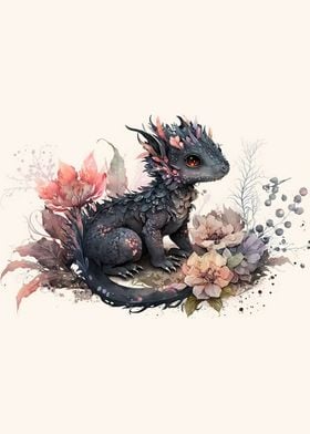 Cute Black Dragon 1