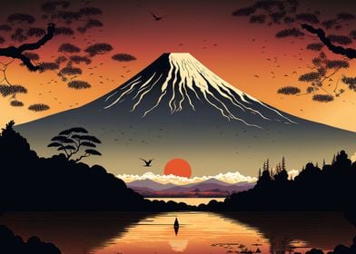 Beautiful Japan Sunset