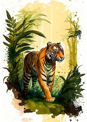 Wild Jungle Tiger