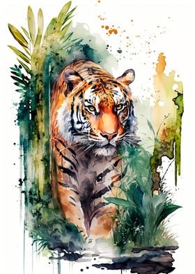 Wild Jungle Tiger