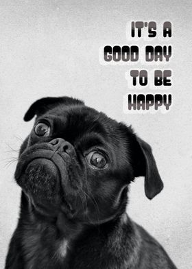 Dog Quote Be Happy