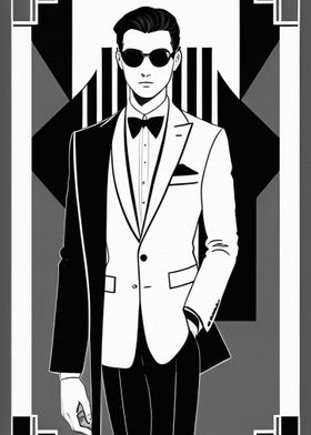 Art Deco Chic Gentleman