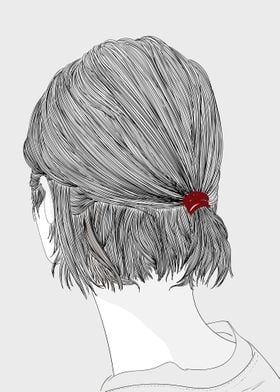 Short Hair Fashion Woman