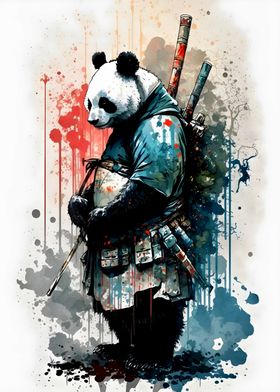 Watercolors Panda 2