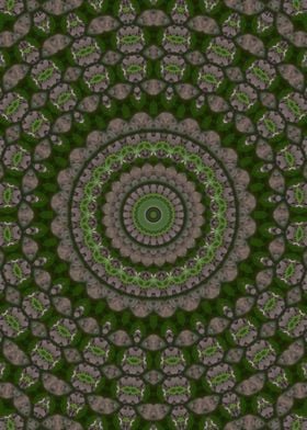 Green grass Kaleidoscope 5