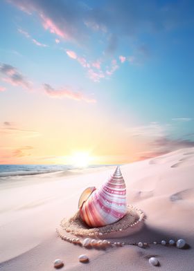 Sand Conch Shell Beach