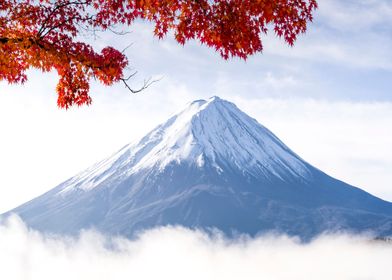 Mount Fuji at autumn