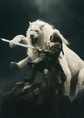 King White Lion