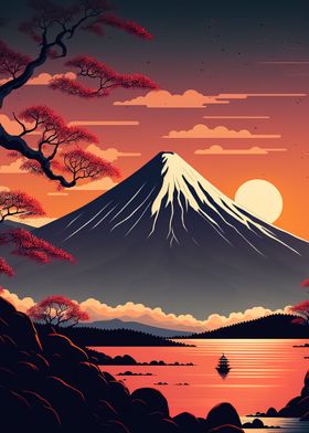 Beautiful Japan Sunset