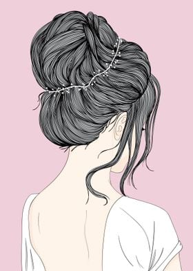 Bride Hairstyle Woman