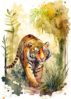 Wild Jungle Tiger