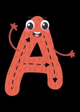 Cute Letter A