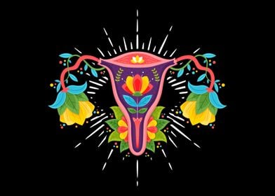 Flower Uterus Women