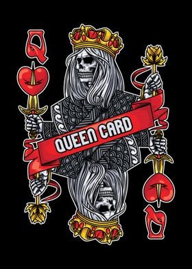  queen card Illustration