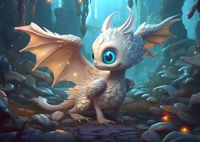 Iridescent Baby Dragon