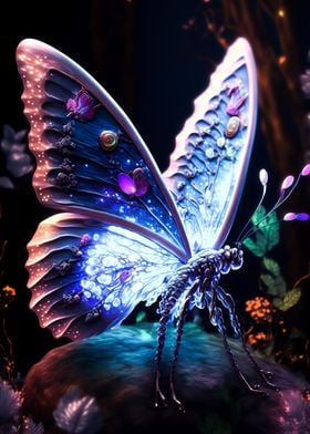 Butterfly neon