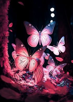 Butterfly neon