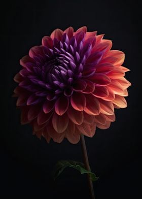 Blooming Dahlia Flower