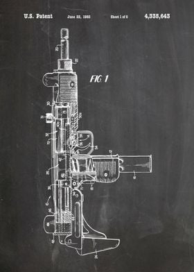 Uzi patent design 1982