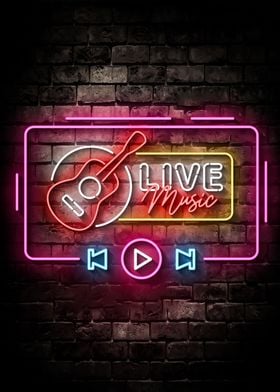 Live Music Neon