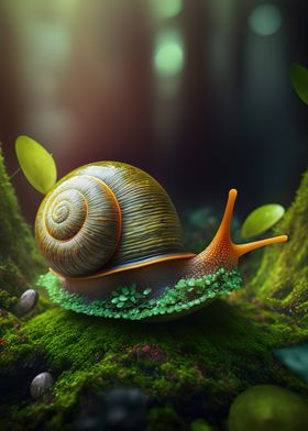 Snail animal