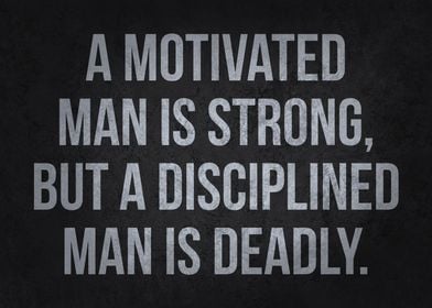 Motivated vs Disciplined