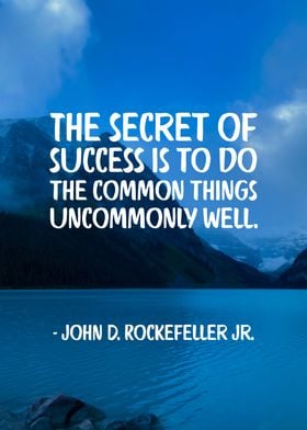 Secret Of Success