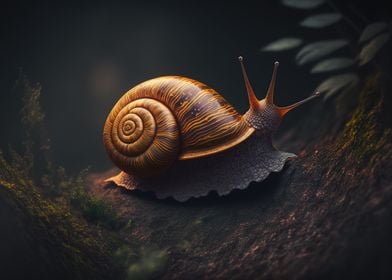 Snail animal