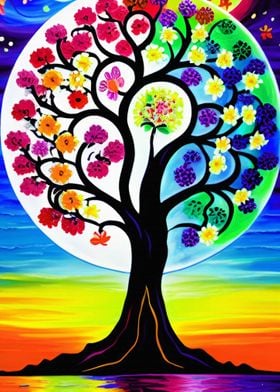 Multicolored Tree of Life