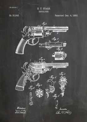 Revolver patent 1860