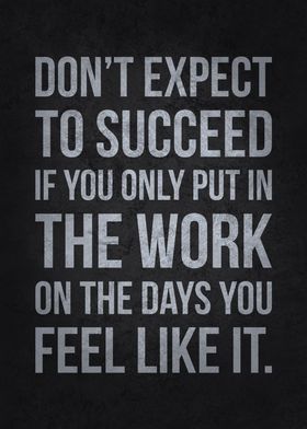 Succeed vs Work