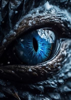 Ice Dragons Sapphire Eye