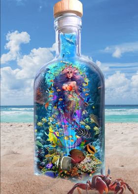 Mermaid in a Bottle