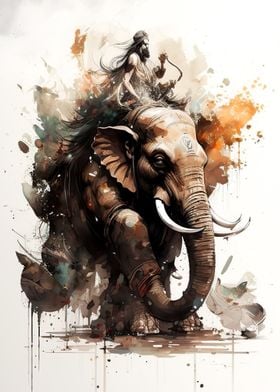 Riding Elephant