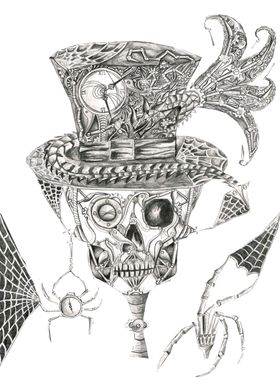 Steampunk Skull