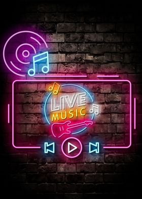 Live Music Neon