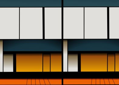 abstract building art