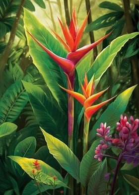 Jungle Bird of Paradise