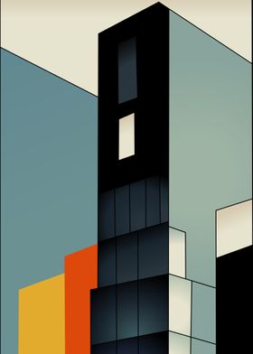 building abstract painting