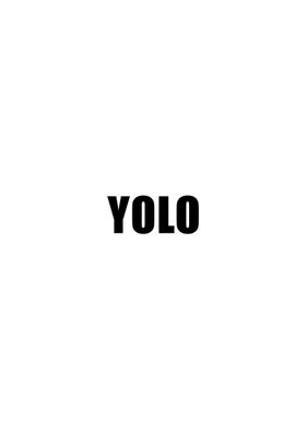 YOLO Typo Art